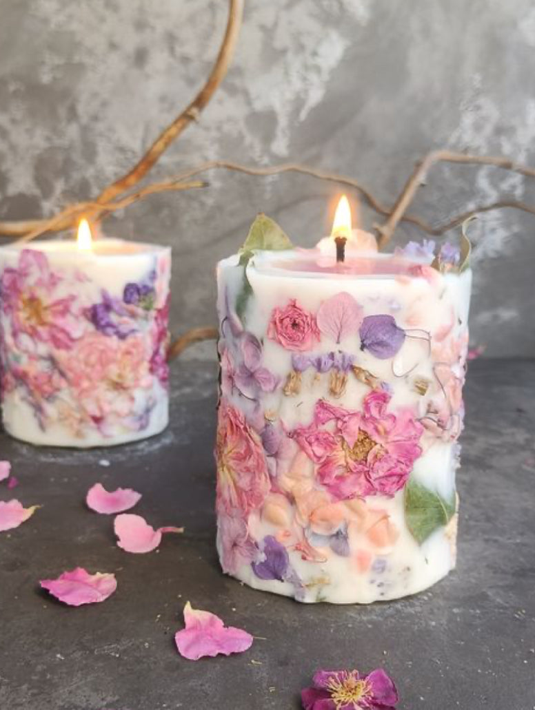 Floral Candle
