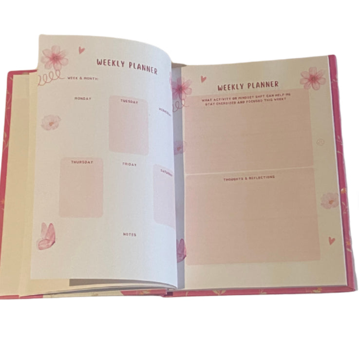 Guided Self-Growth Journal for Daily Planning, Reflection & Mindfulness – Plan, Bloom, Repeat